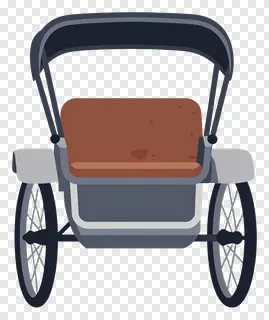 Front view of a rickshaw with a passenger seat.
