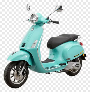 A turquoise scooter fender on white background.